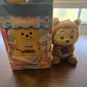 Winnie Plush Toy - Yellow and Brown